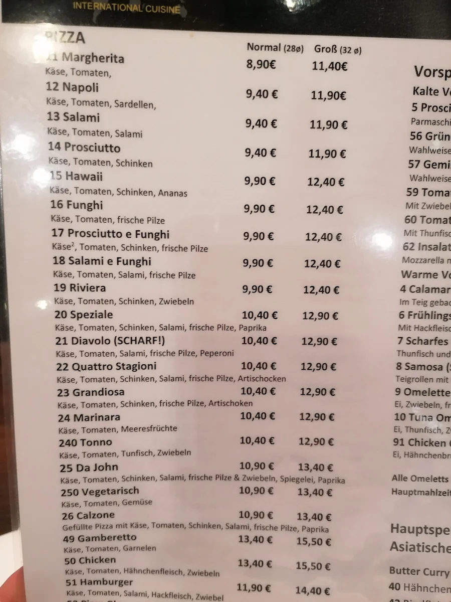 Speisekarte photo 2