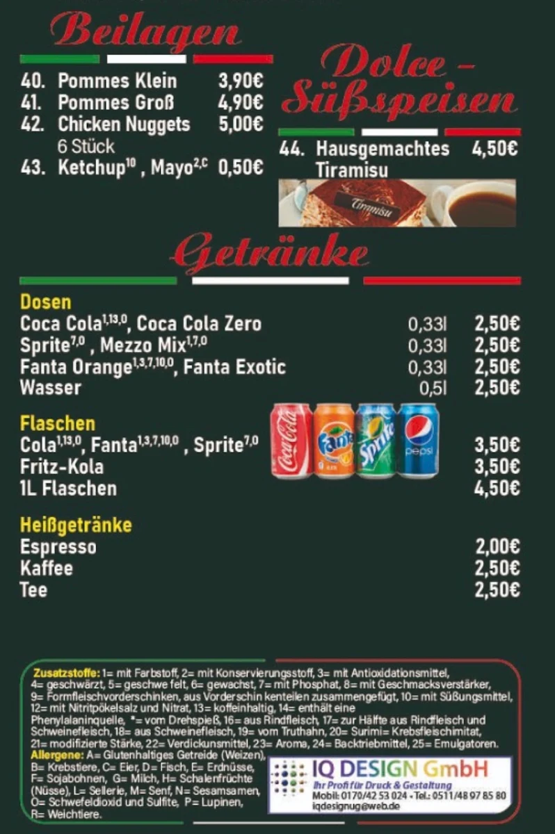 Speisekarte photo 3