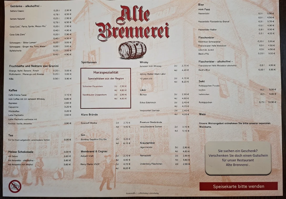 Speisekarte photo 2
