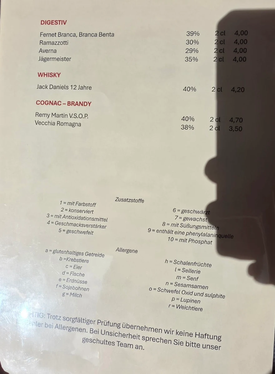 Speisekarte photo 3