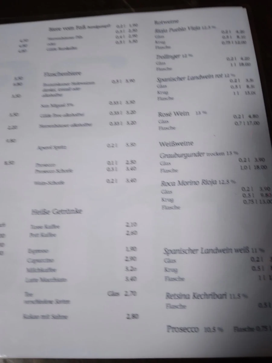 Speisekarte photo 2