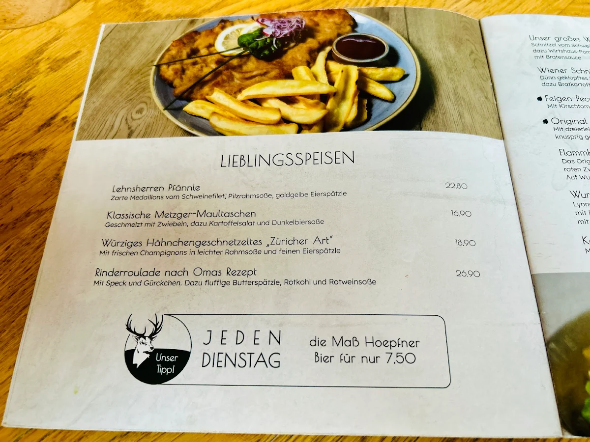 Speisekarte photo 2