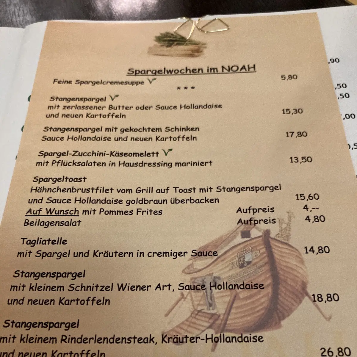 Speisekarte photo 9