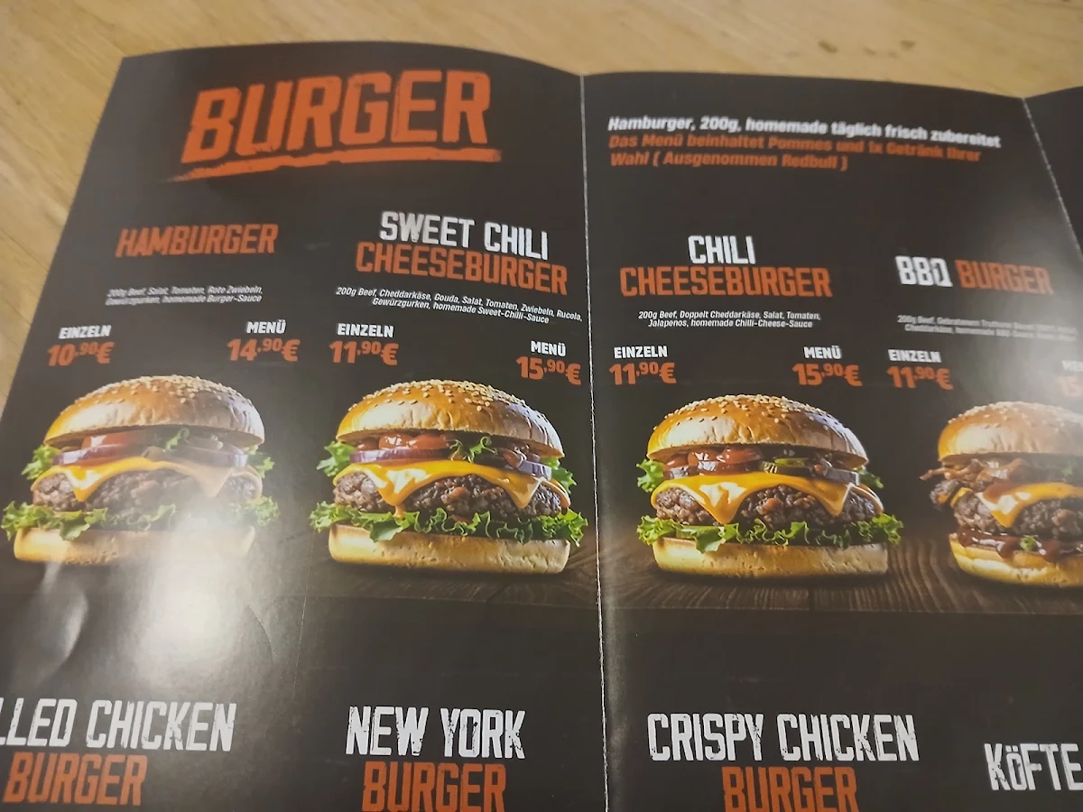 Speisekarte, Löwen Grill