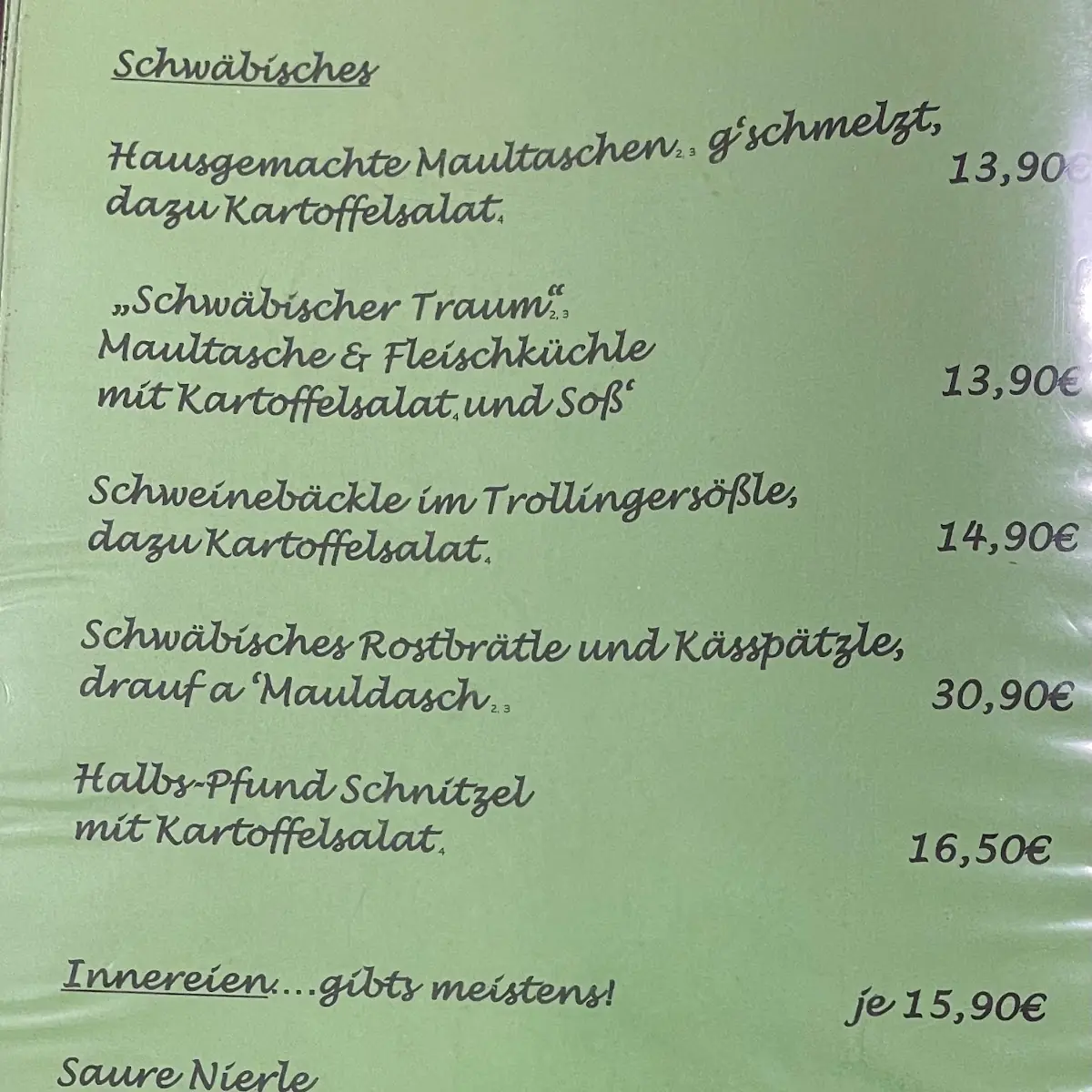 Speisekarte photo 6