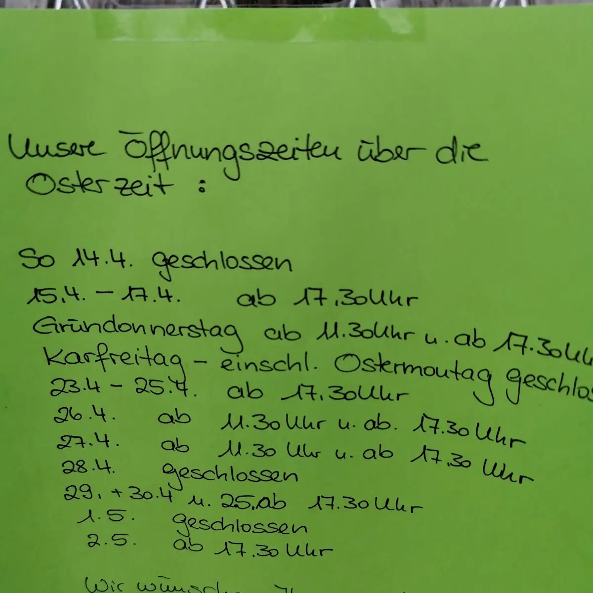 Speisekarte photo 9