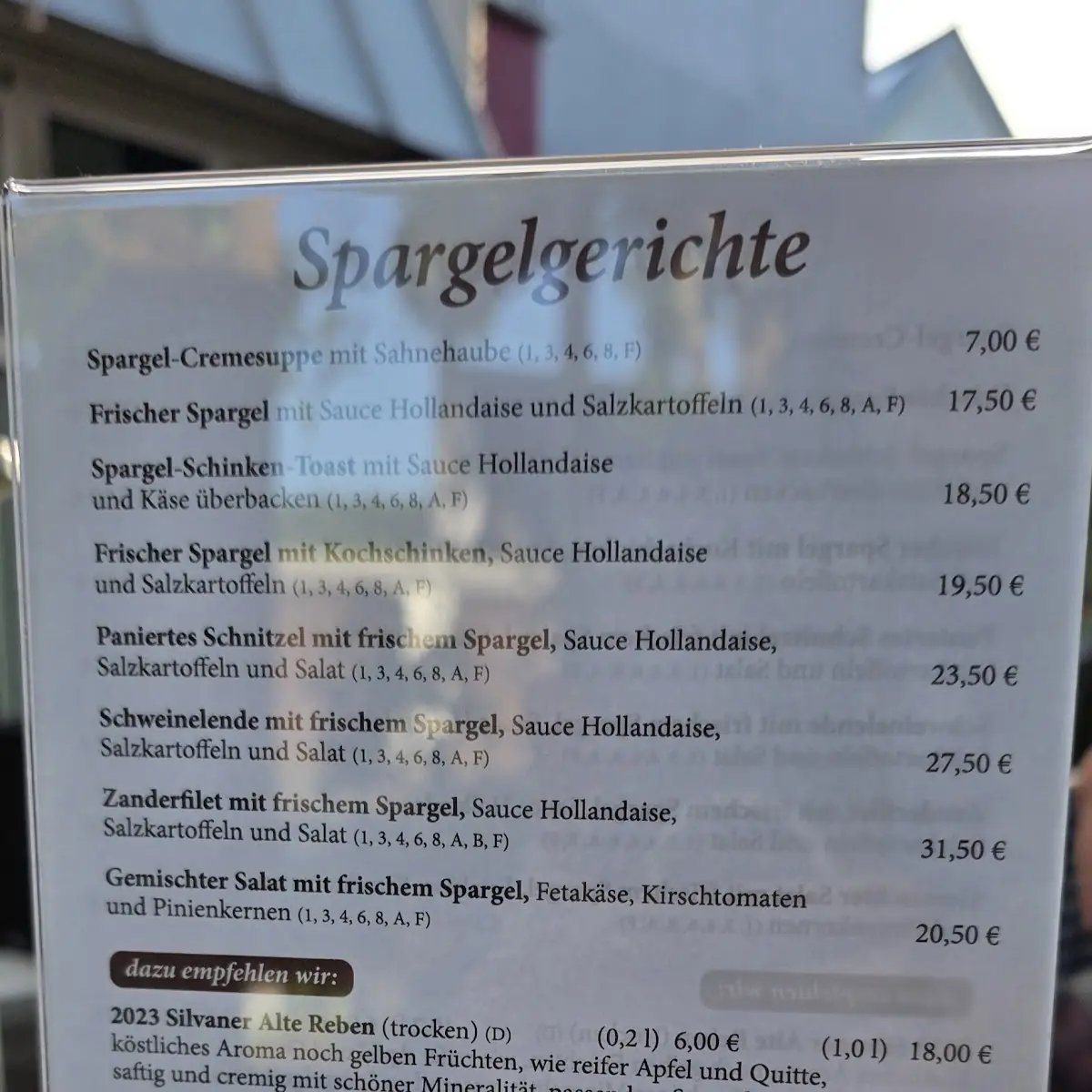 Speisekarte photo 1