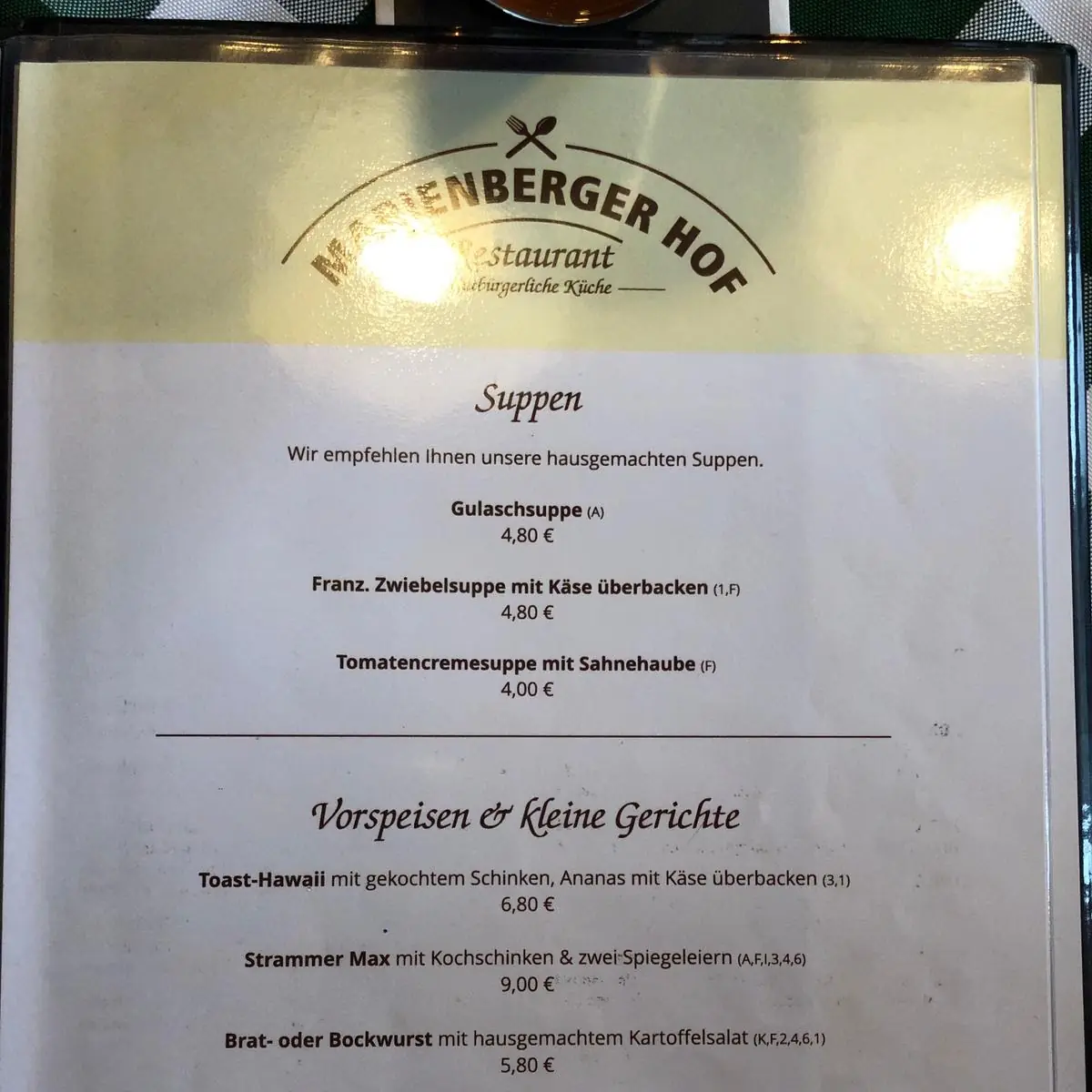 Speisekarte photo 7