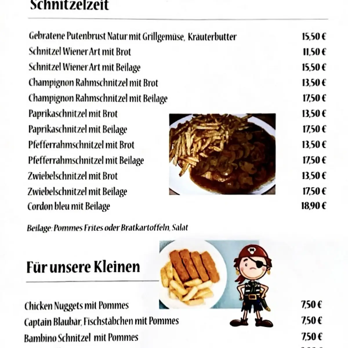 Speisekarte photo 1