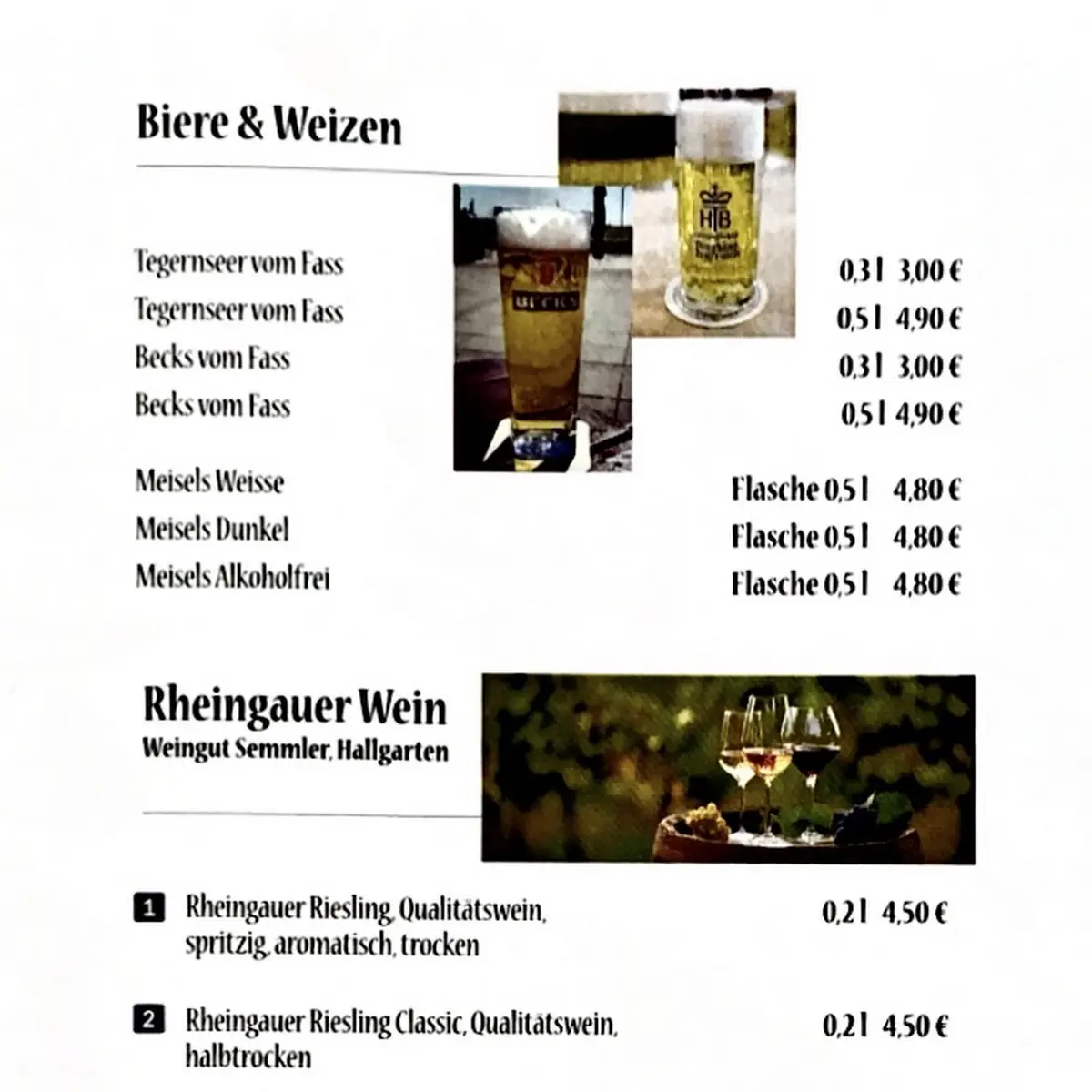 Speisekarte photo 5