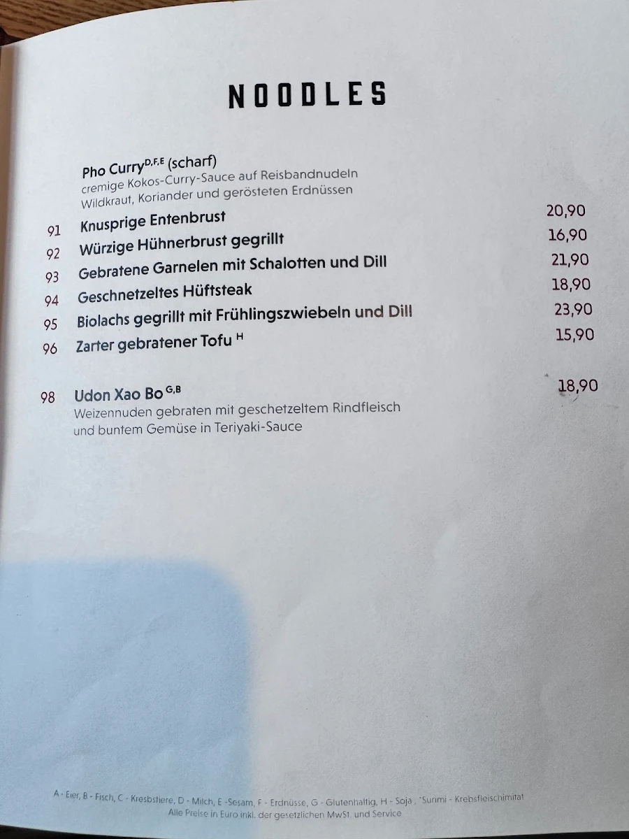 Speisekarte photo 5