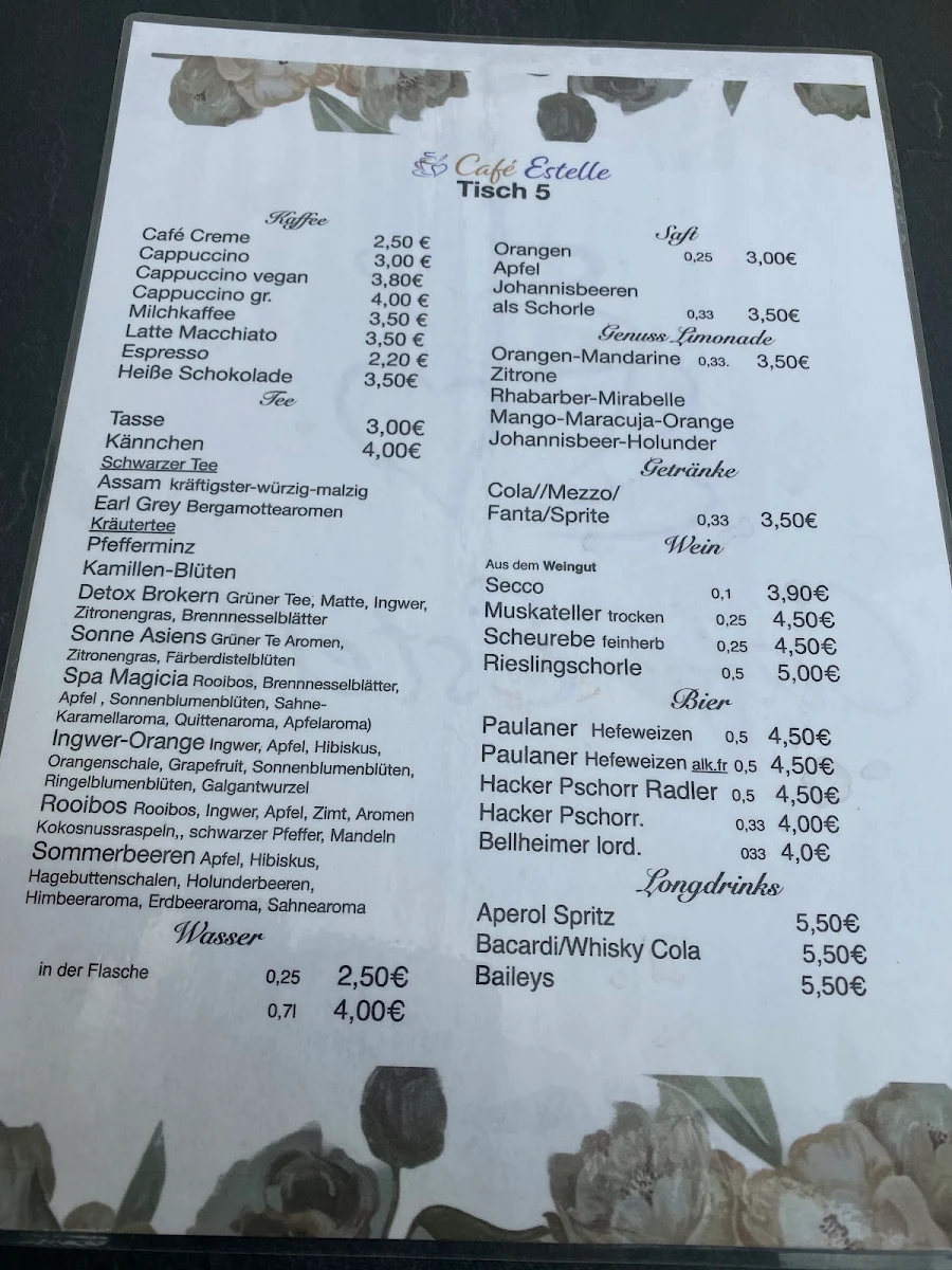 Speisekarte photo 1