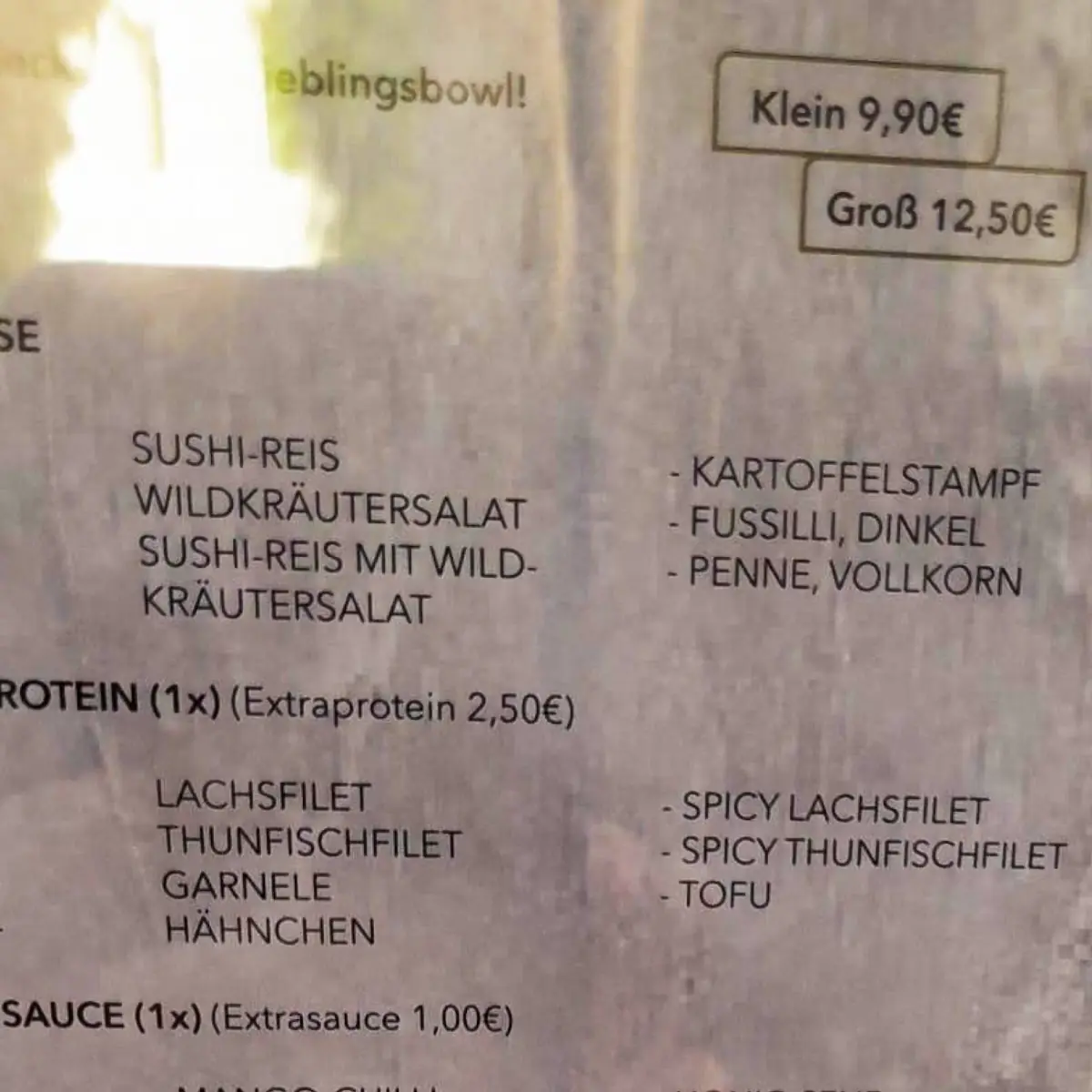 Speisekarte photo 9