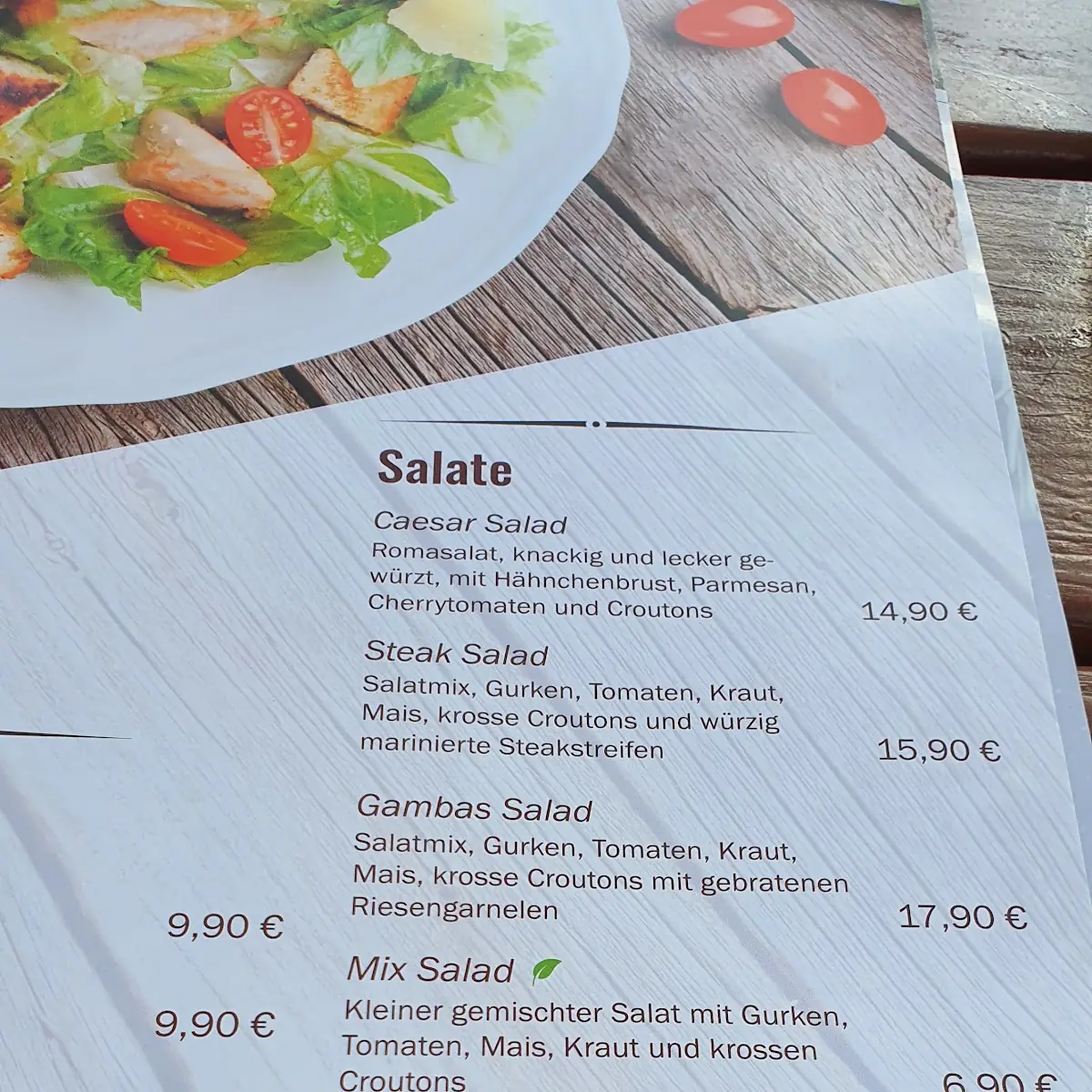 Speisekarte photo 2