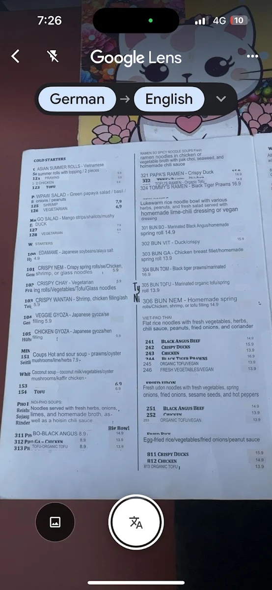 Speisekarte photo 5