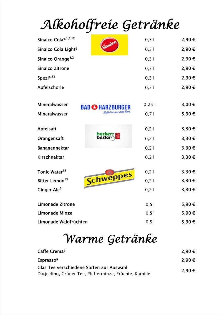 Speisekarte photo 3