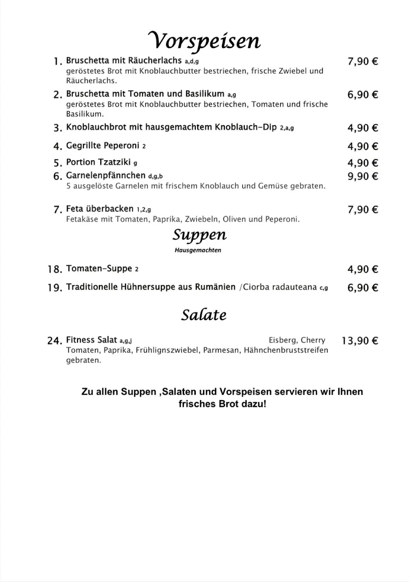 Speisekarte photo 4