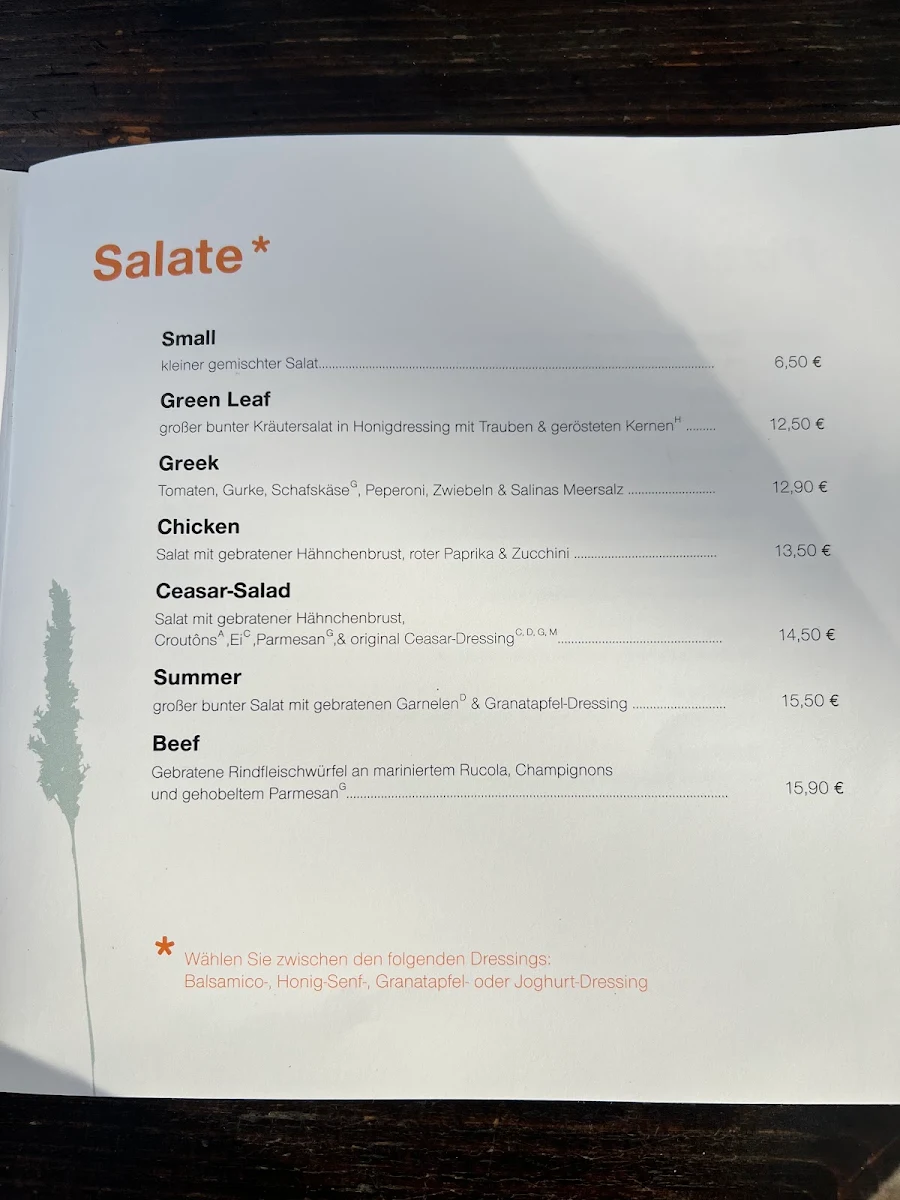 Speisekarte photo 4