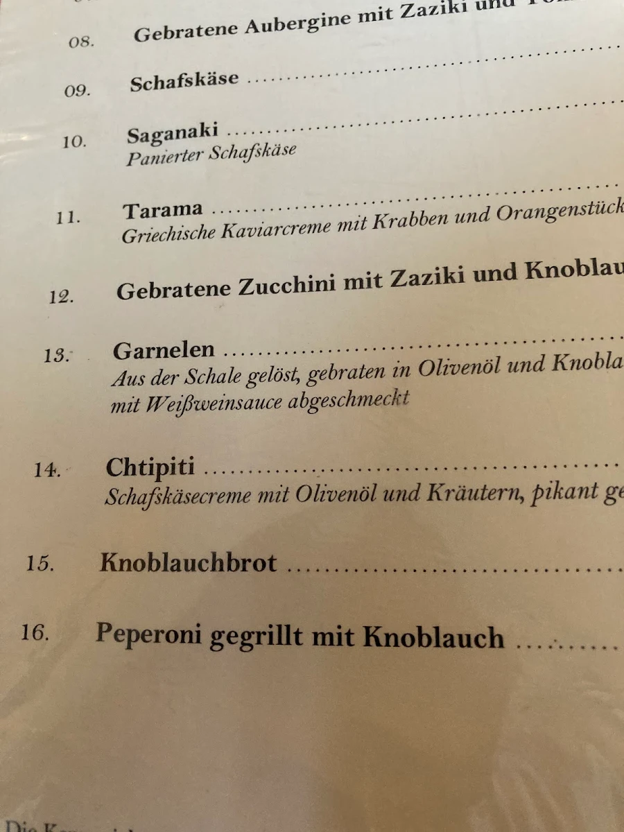 Speisekarte photo 4
