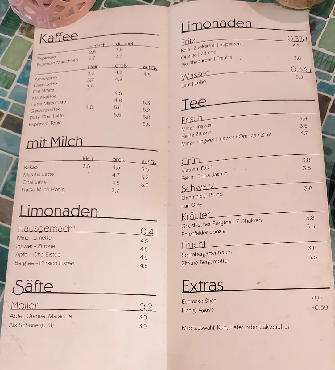 Speisekarte photo 1