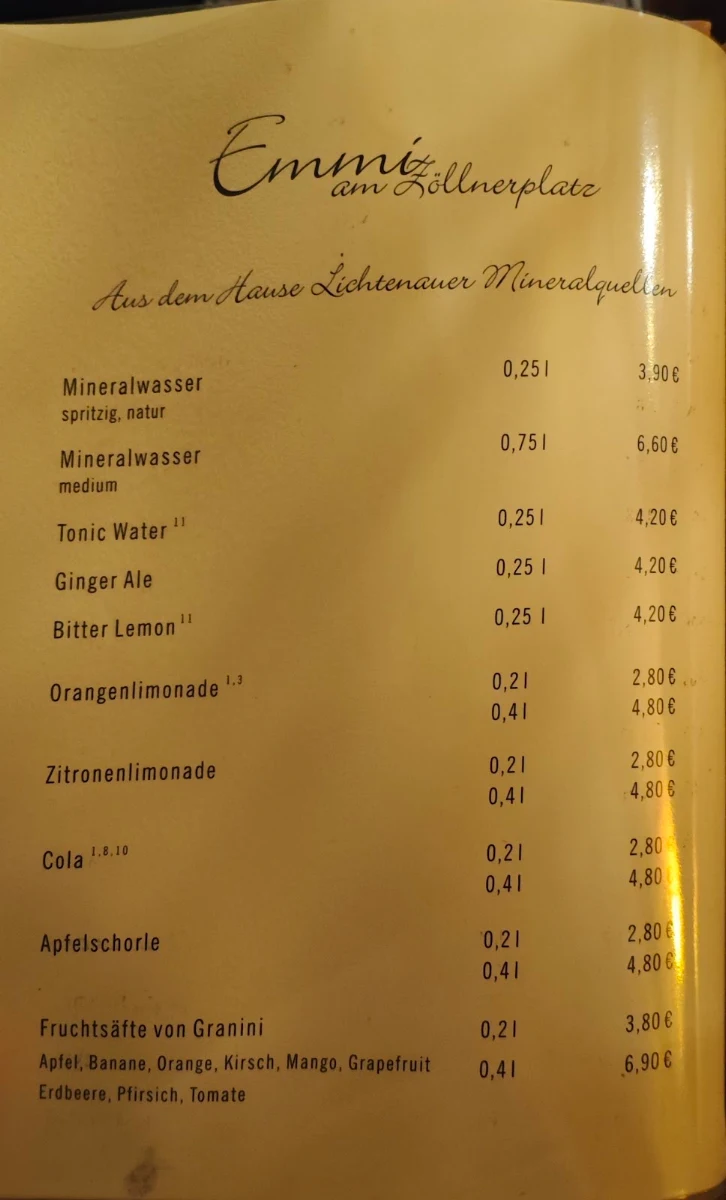 Speisekarte photo 2