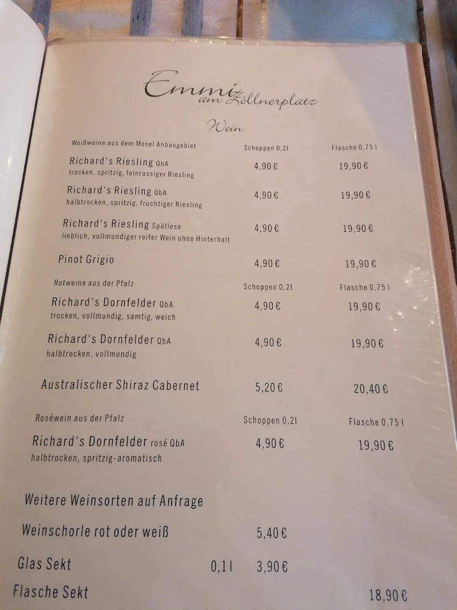 Speisekarte photo 5