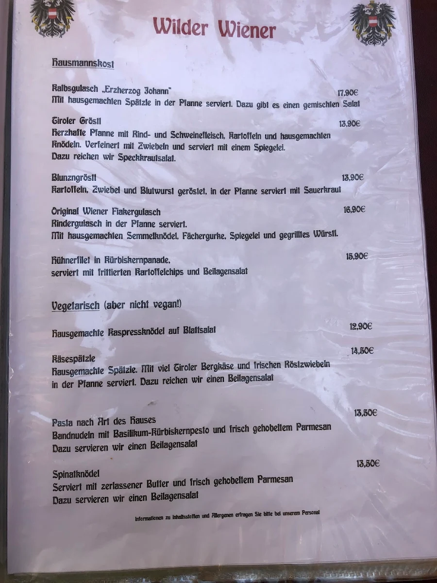 Speisekarte photo 9