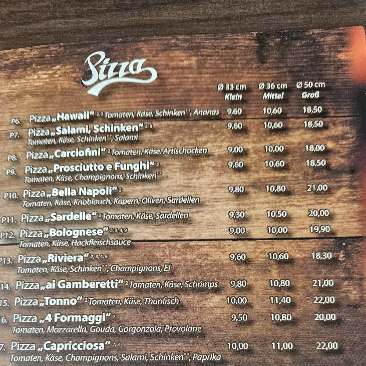 Speisekarte photo 1
