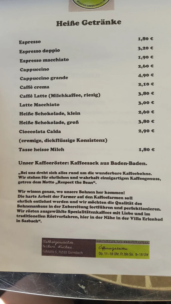 Speisekarte photo 4