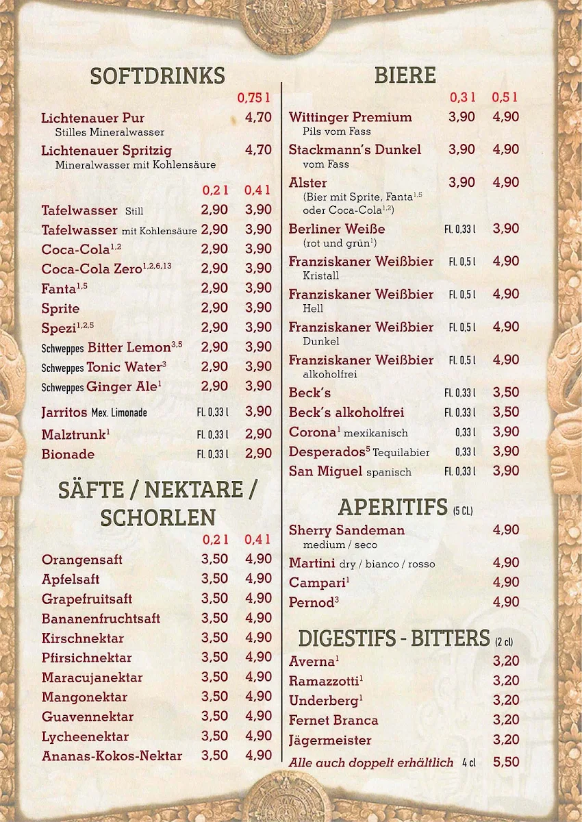 Speisekarte photo 2