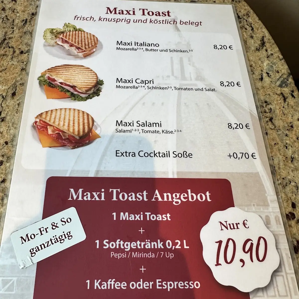 Speisekarte photo 1