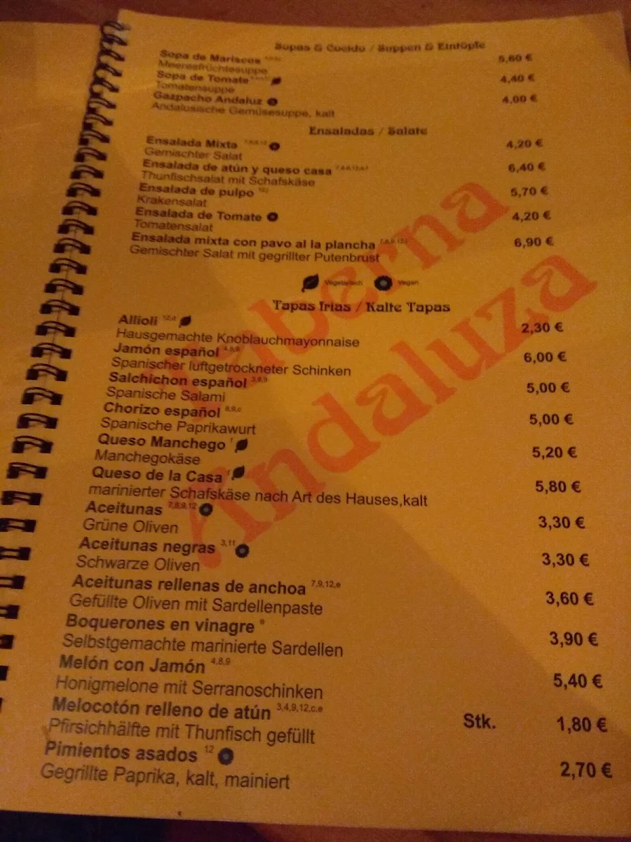 Speisekarte photo 2
