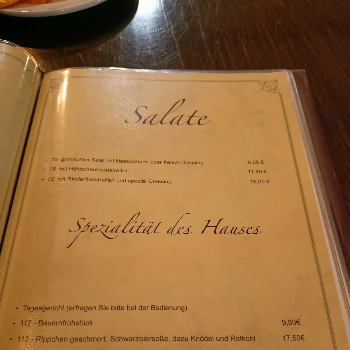 Speisekarte photo 9