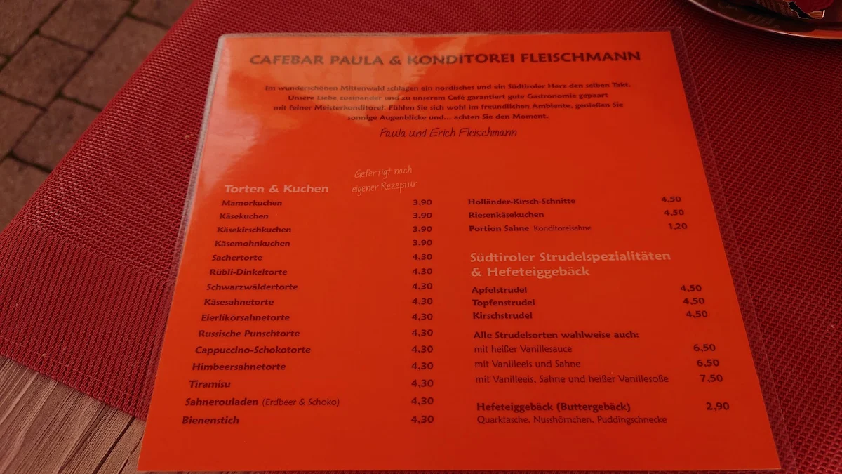 Speisekarte photo 8