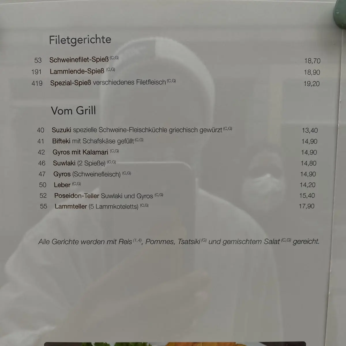 Speisekarte photo 3