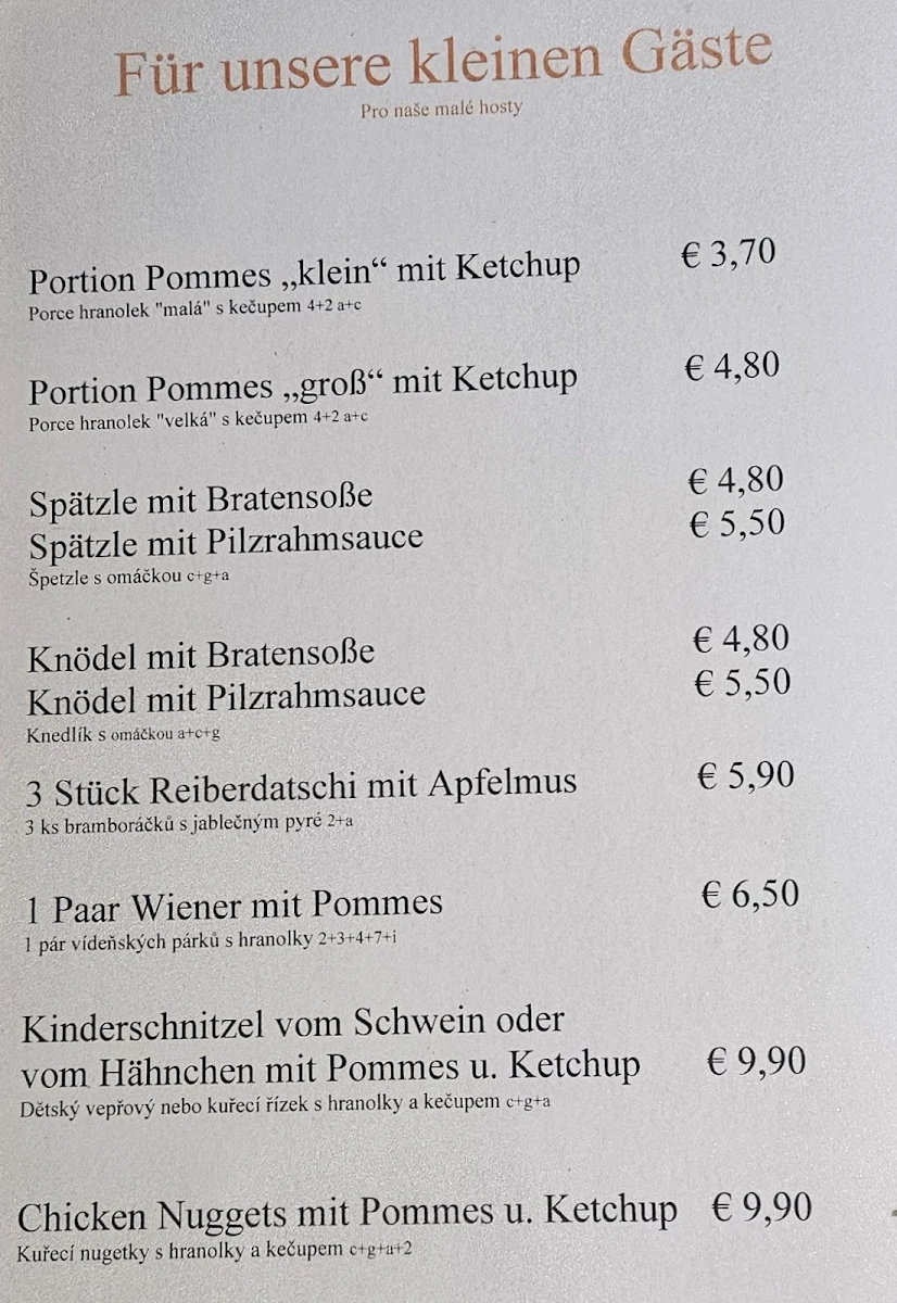 Speisekarte photo 2