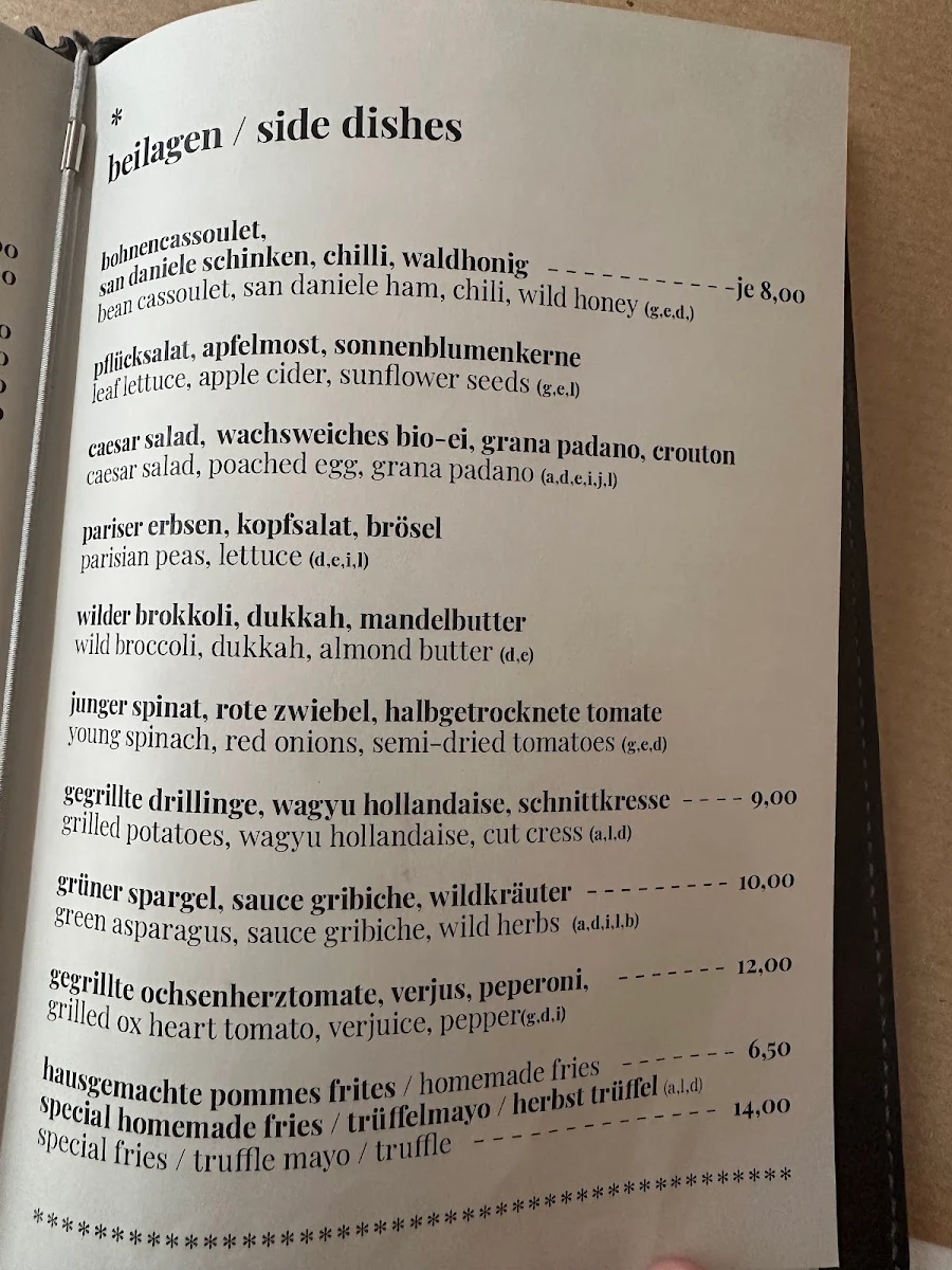Speisekarte photo 2