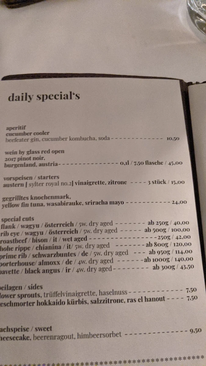 Speisekarte photo 4
