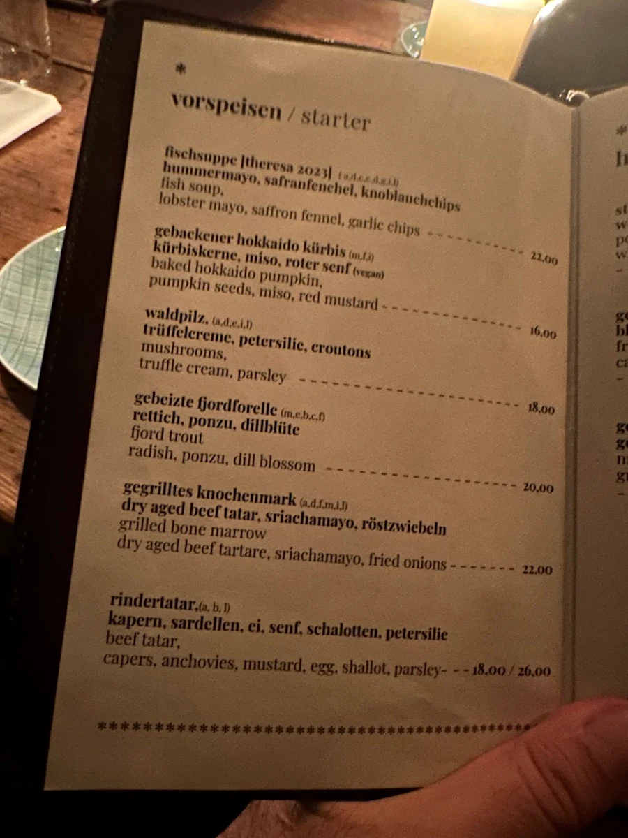 Speisekarte photo 6