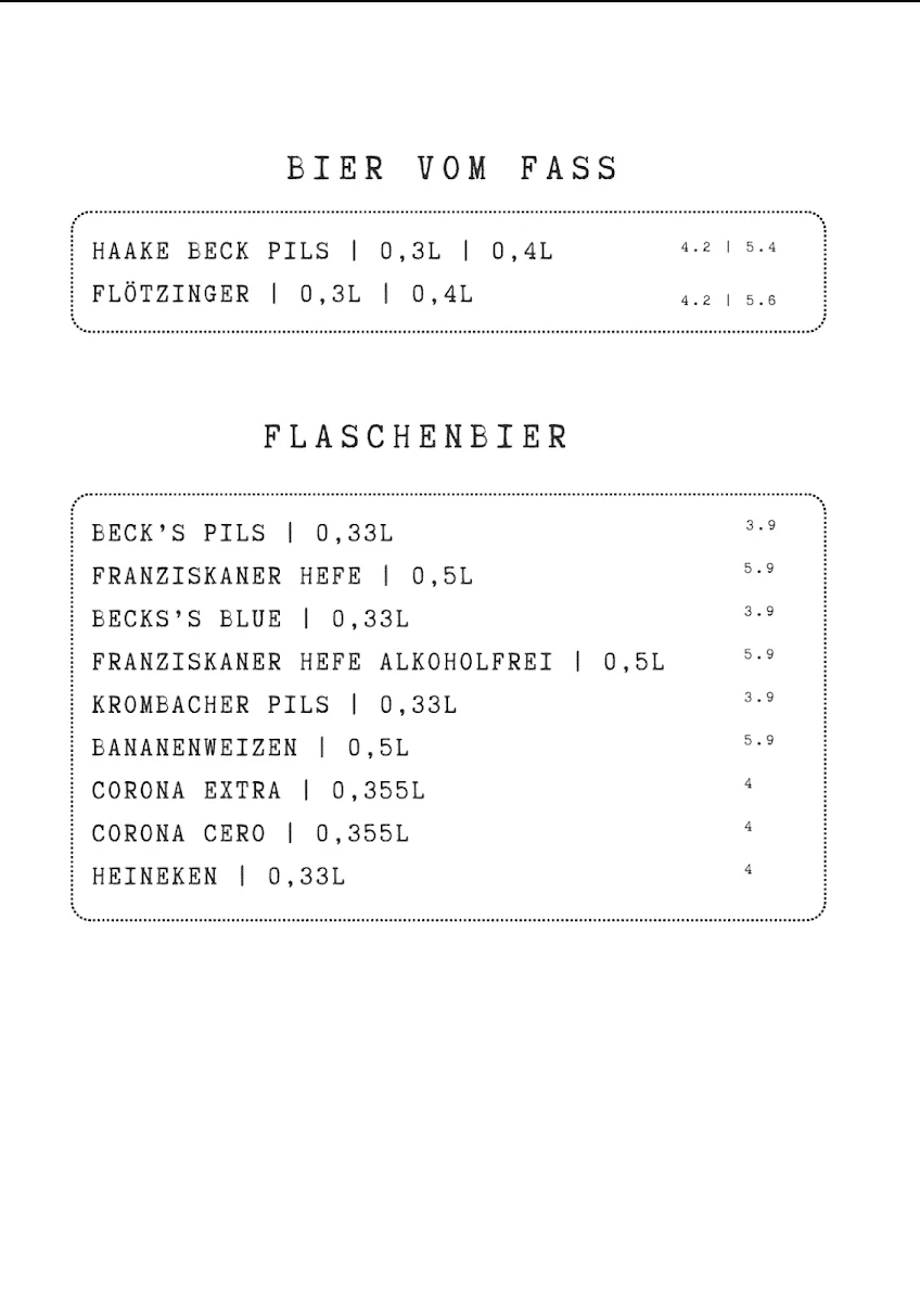 Speisekarte photo 8