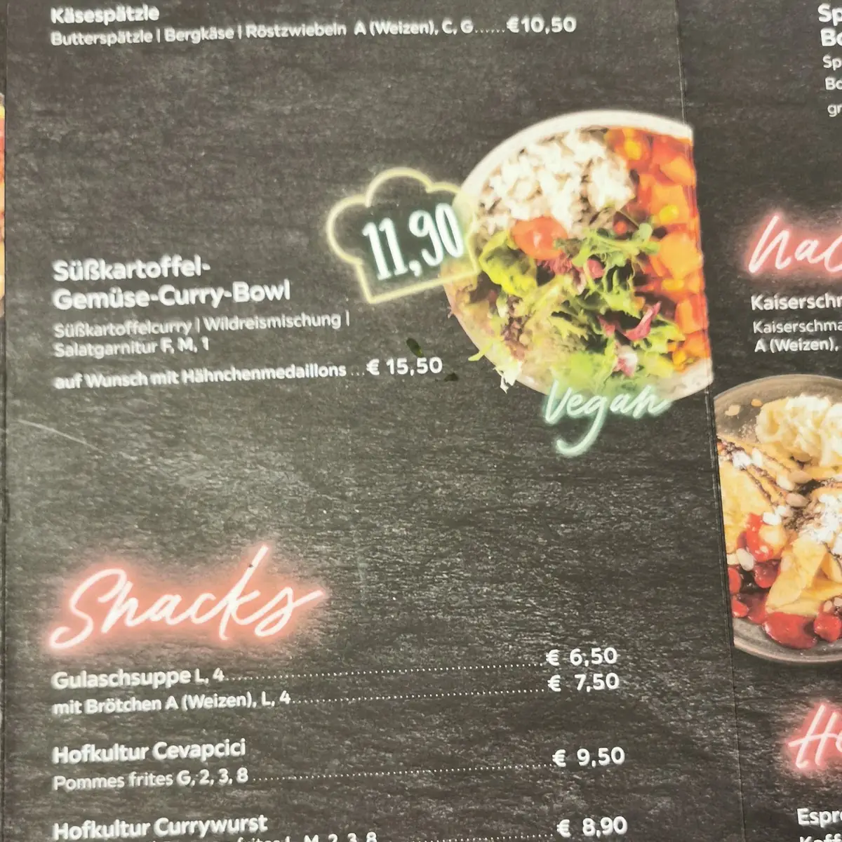 Speisekarte photo 3