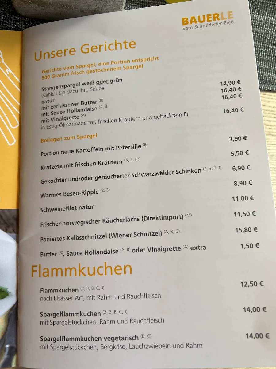 Speisekarte photo 4