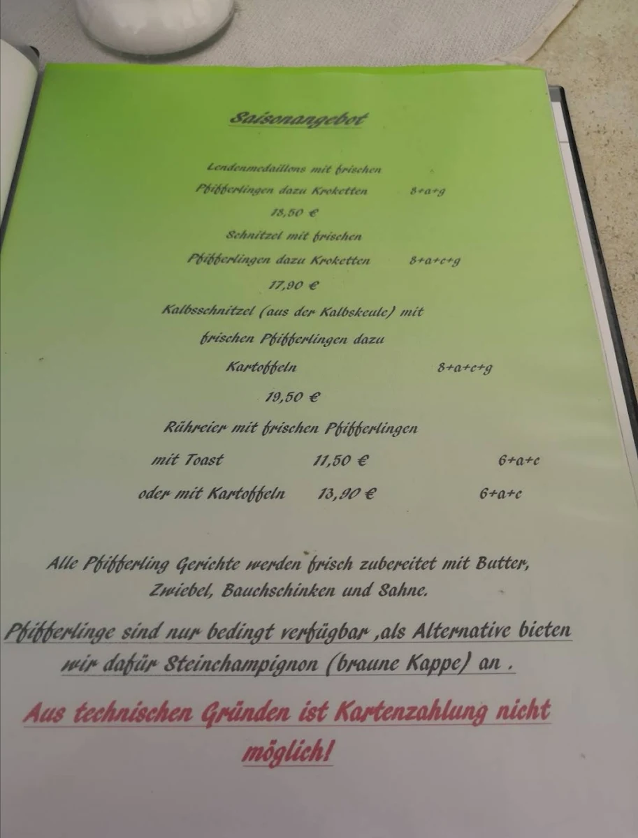 Speisekarte photo 4