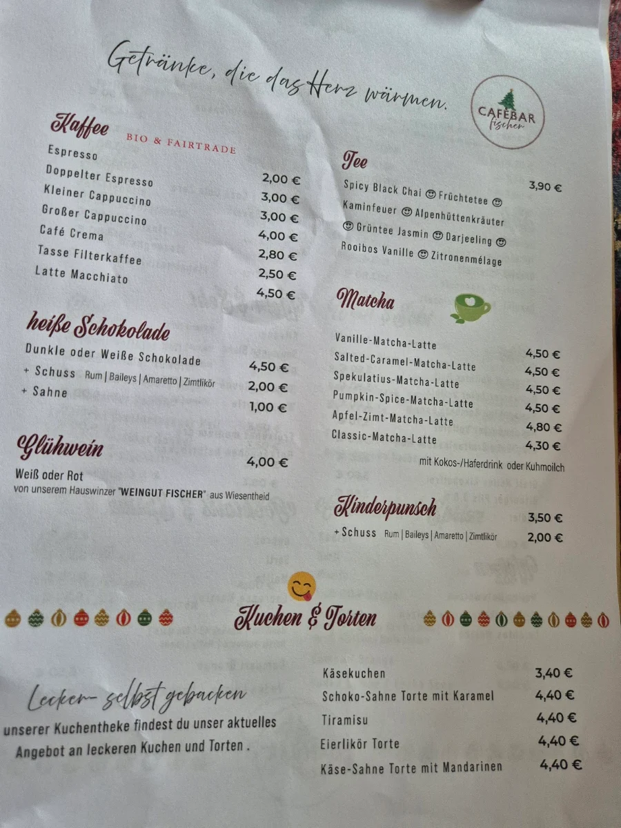Speisekarte photo 2