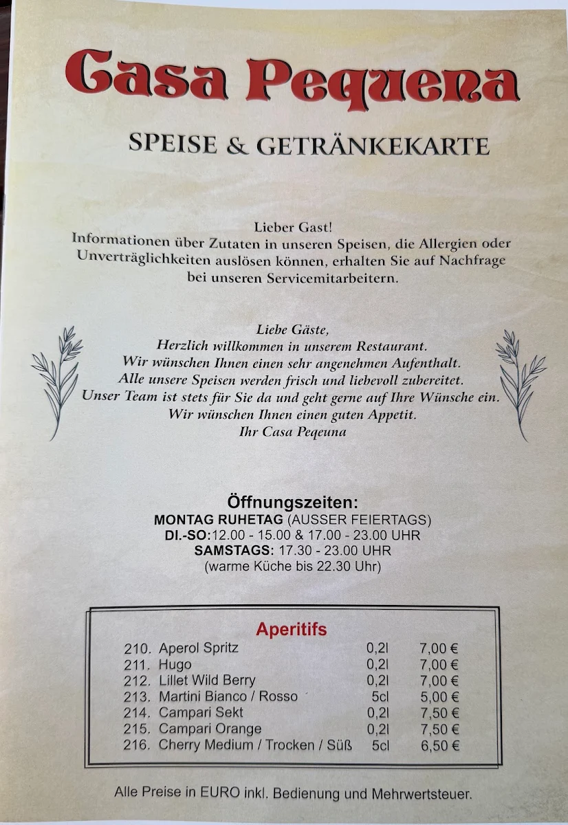 Speisekarte photo 2