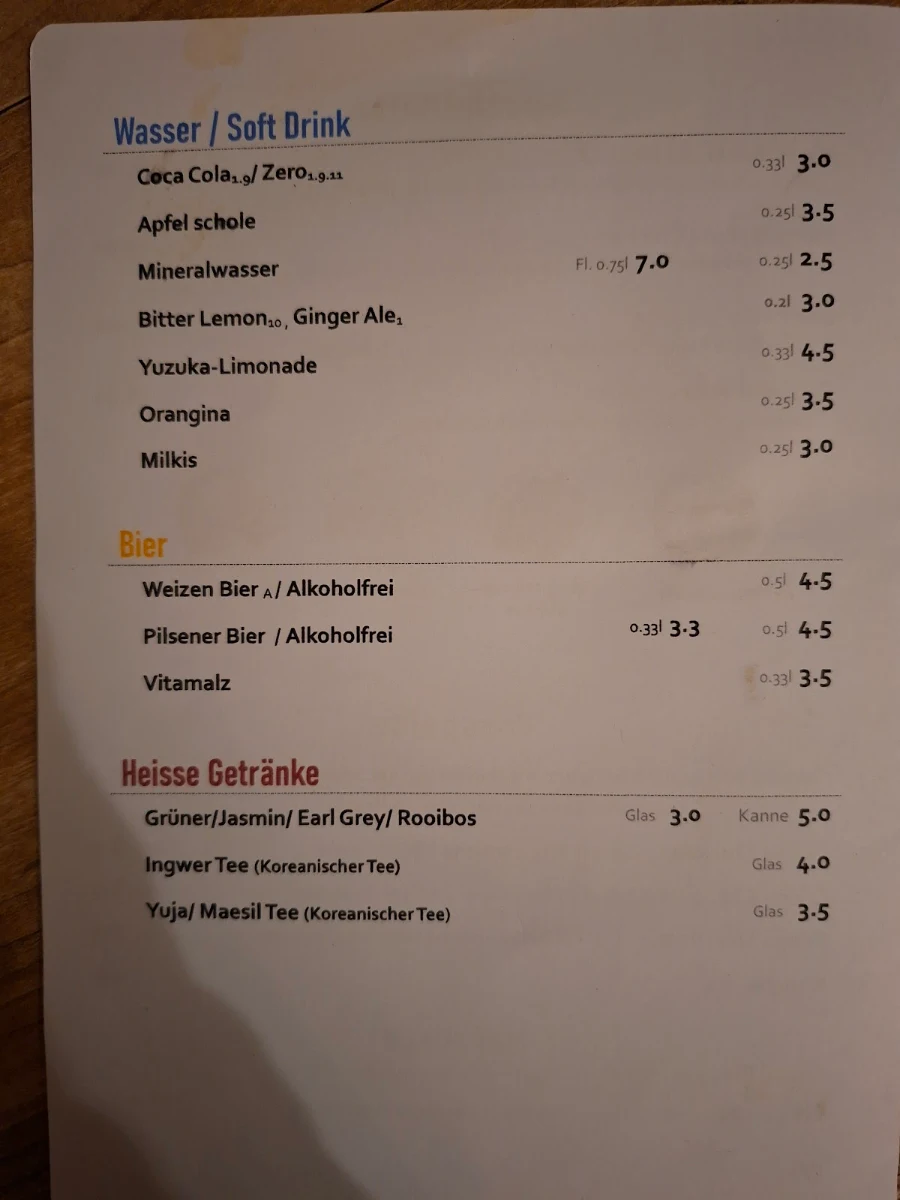 Speisekarte photo 10