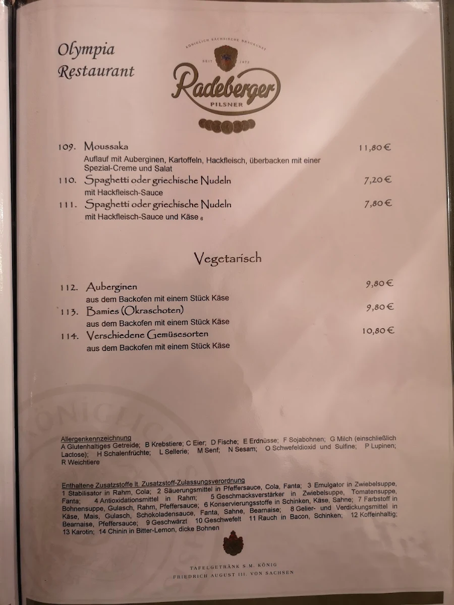 Speisekarte photo 1