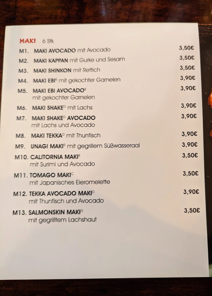 Speisekarte photo 4