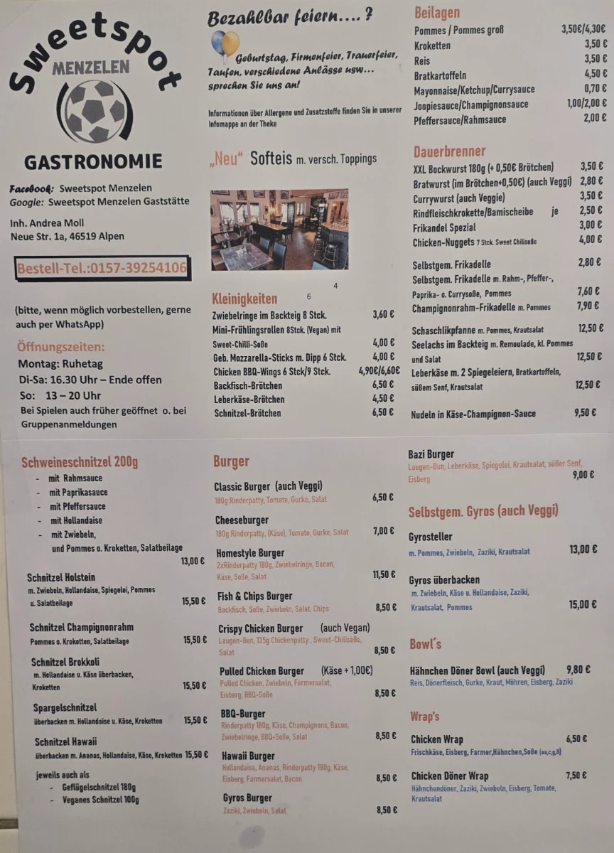 Speisekarte photo 1