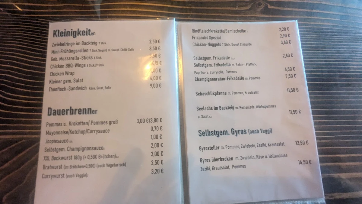 Speisekarte photo 2